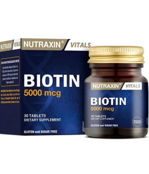 Nutraxin-Biotin-5000-mg-30-Tablet